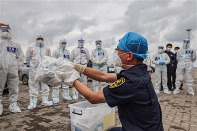 山东荣成海关开展疫情防控演练，筑牢国门安全防线，特种劳动防护用品销售同步保障